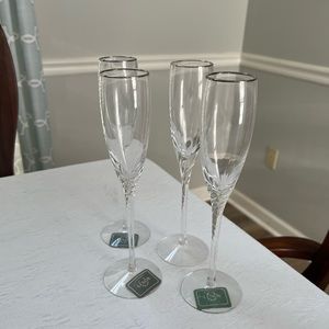 Lenox Encore Federal Platinum Flute set